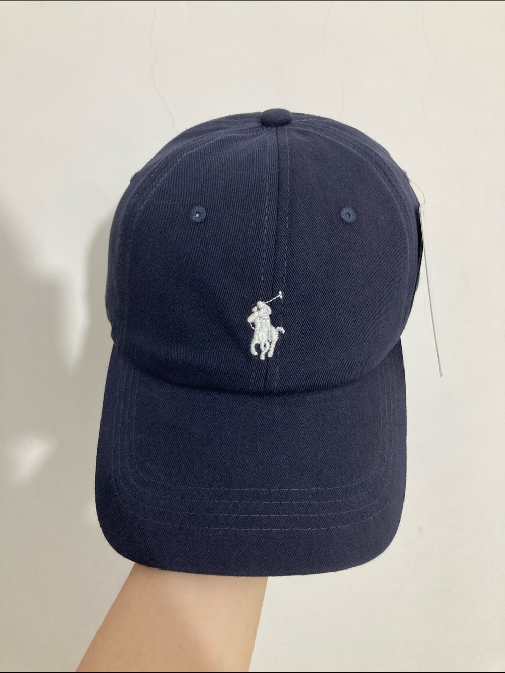 Polo by Ralph Lauren Navy Baseball Cap with White Pony